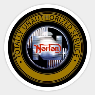 Norton Motorcycles Service Sticker